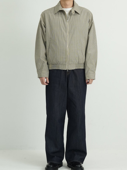 CHECK ZIP BLOUSON