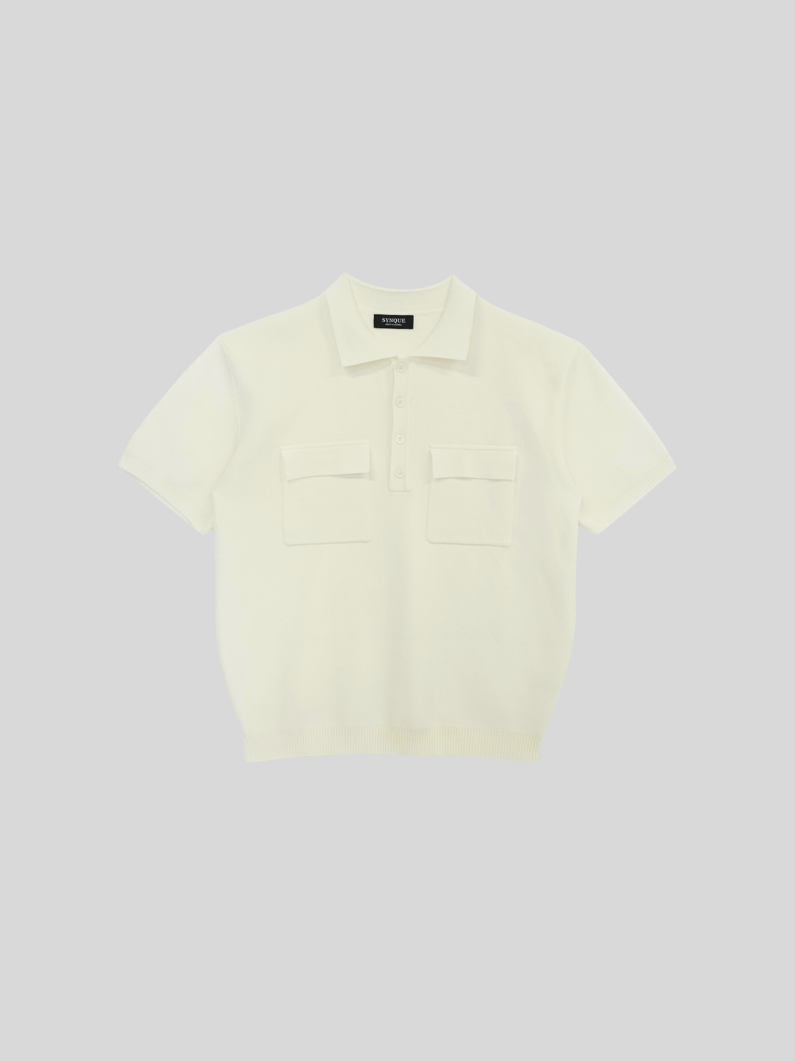 Double Pocket Knit Polo