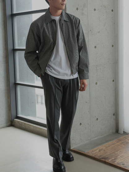 CHECK ZIP BLOUSON