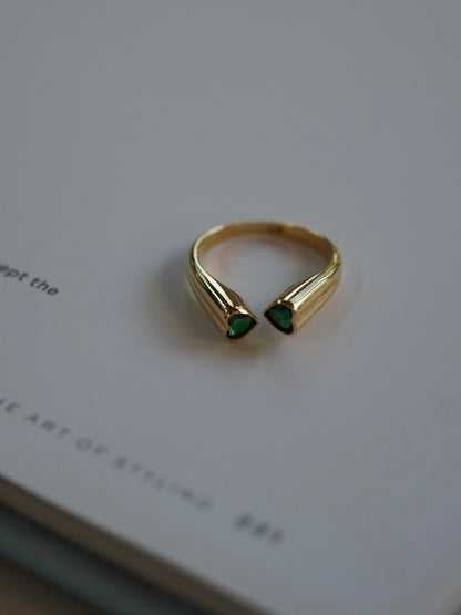 Twin Heart ring