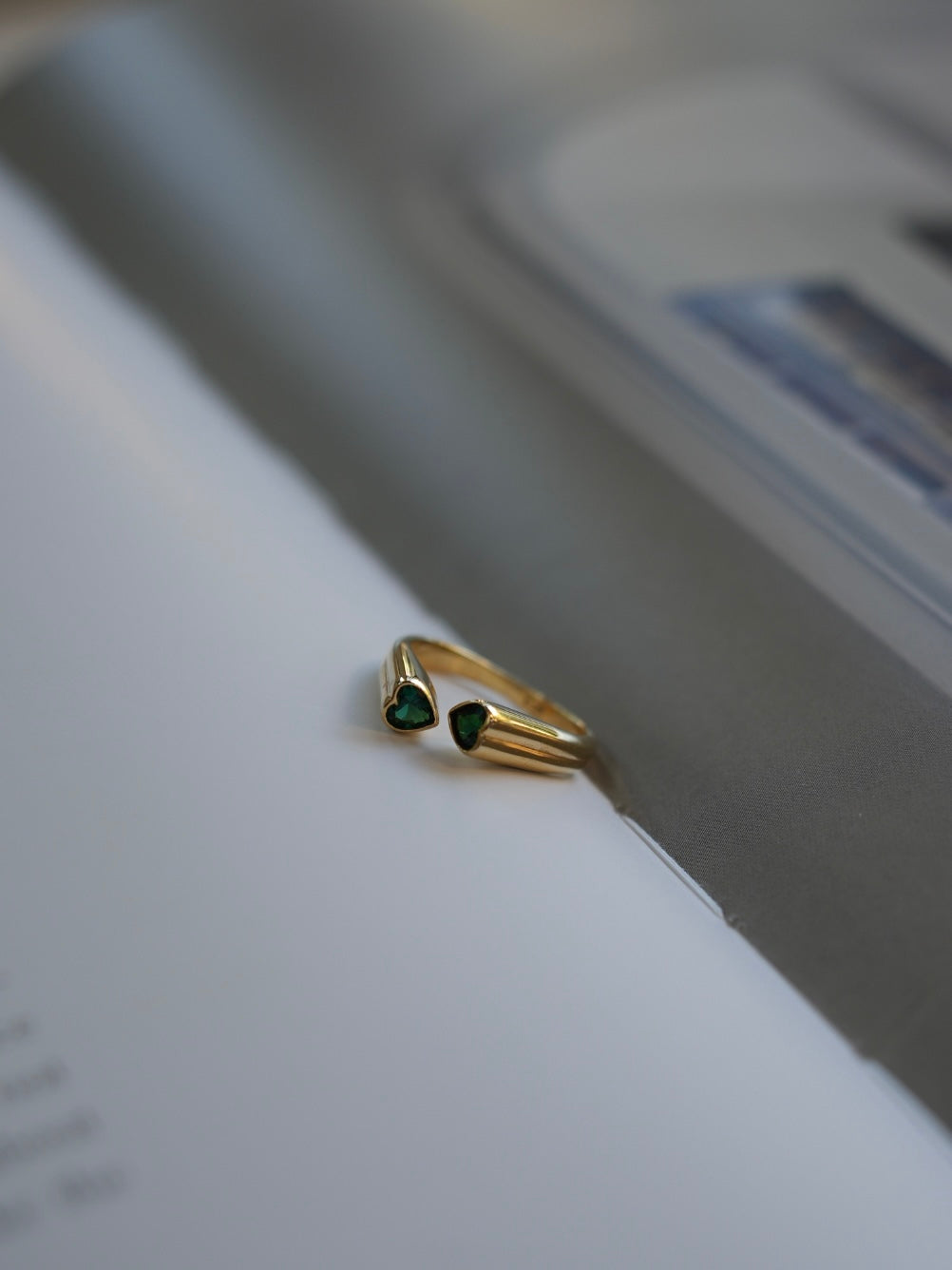 Twin Heart ring