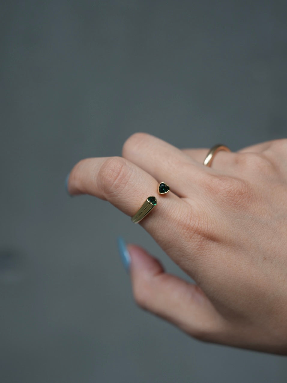 Twin Heart ring