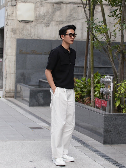 TUCK WIDE PANTS