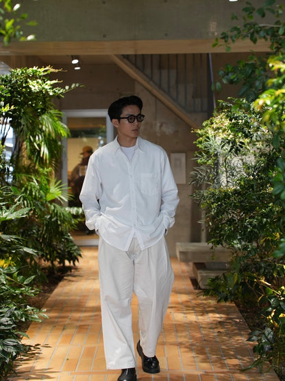 TUCK WIDE PANTS