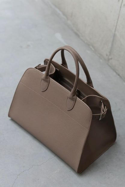 Leather tote bag【M】