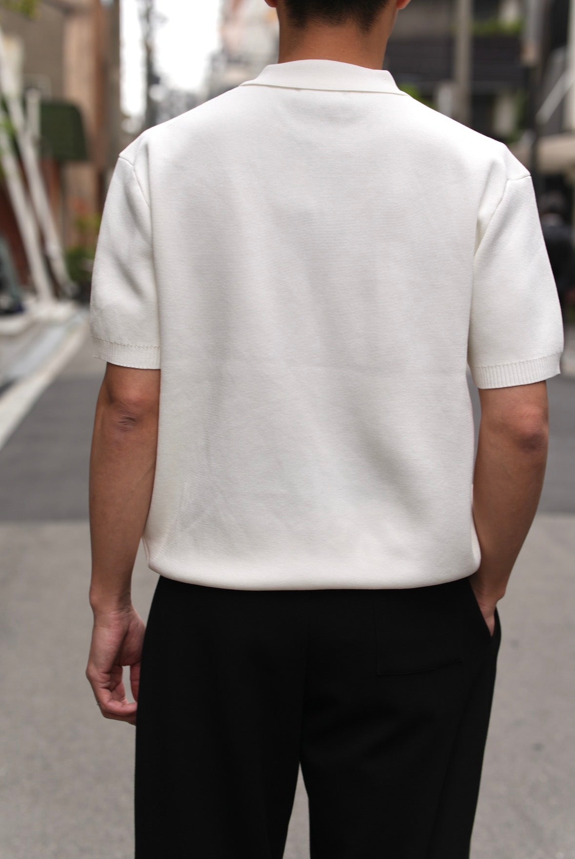 Double Pocket Knit Polo