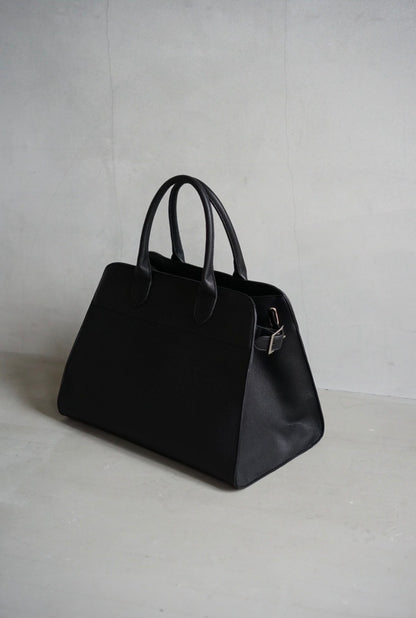 Leather tote bag【M】