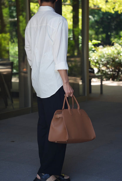 Leather tote bag【M】