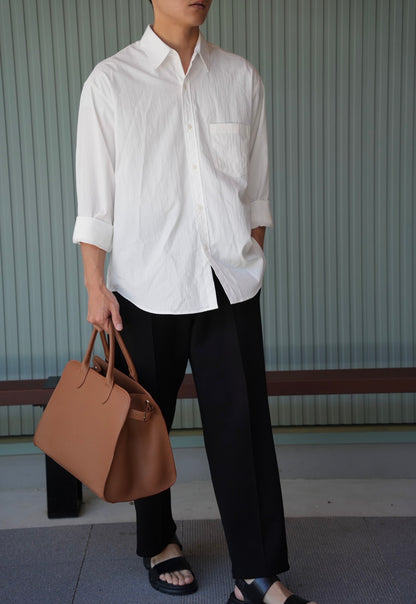 Leather tote bag【M】