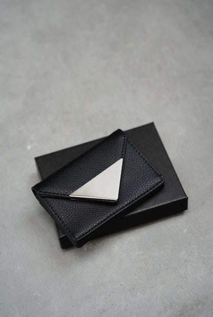 Metal Charm Mini Wallet