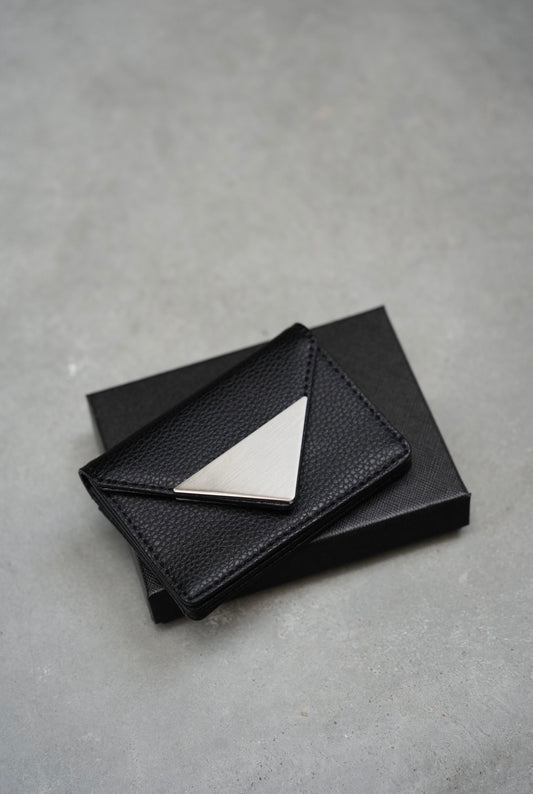 Metal Charm Mini Wallet