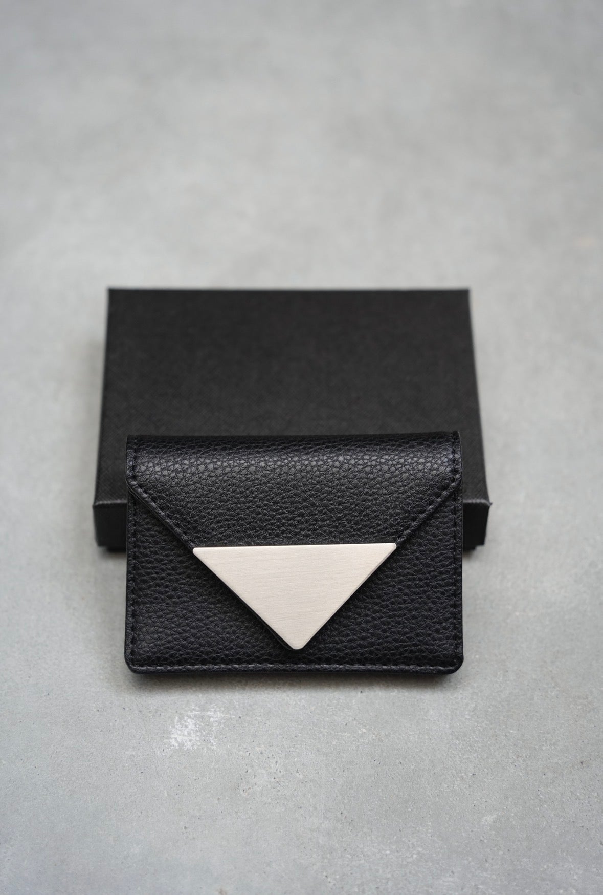 Metal Charm Mini Wallet