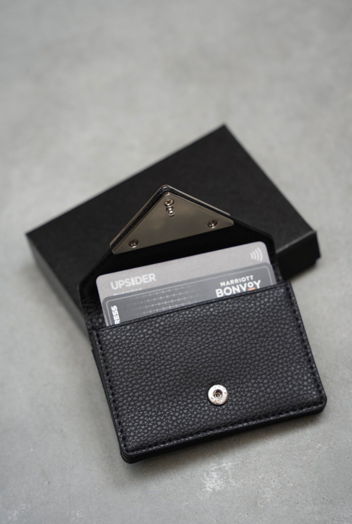Metal Charm Mini Wallet