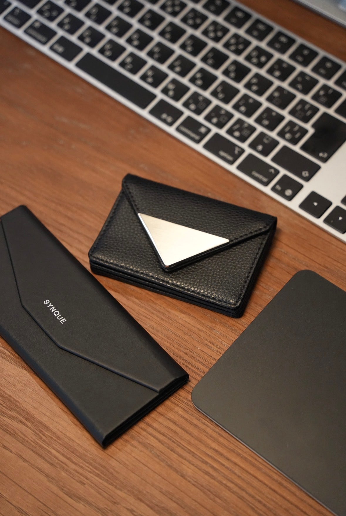 Metal Charm Mini Wallet