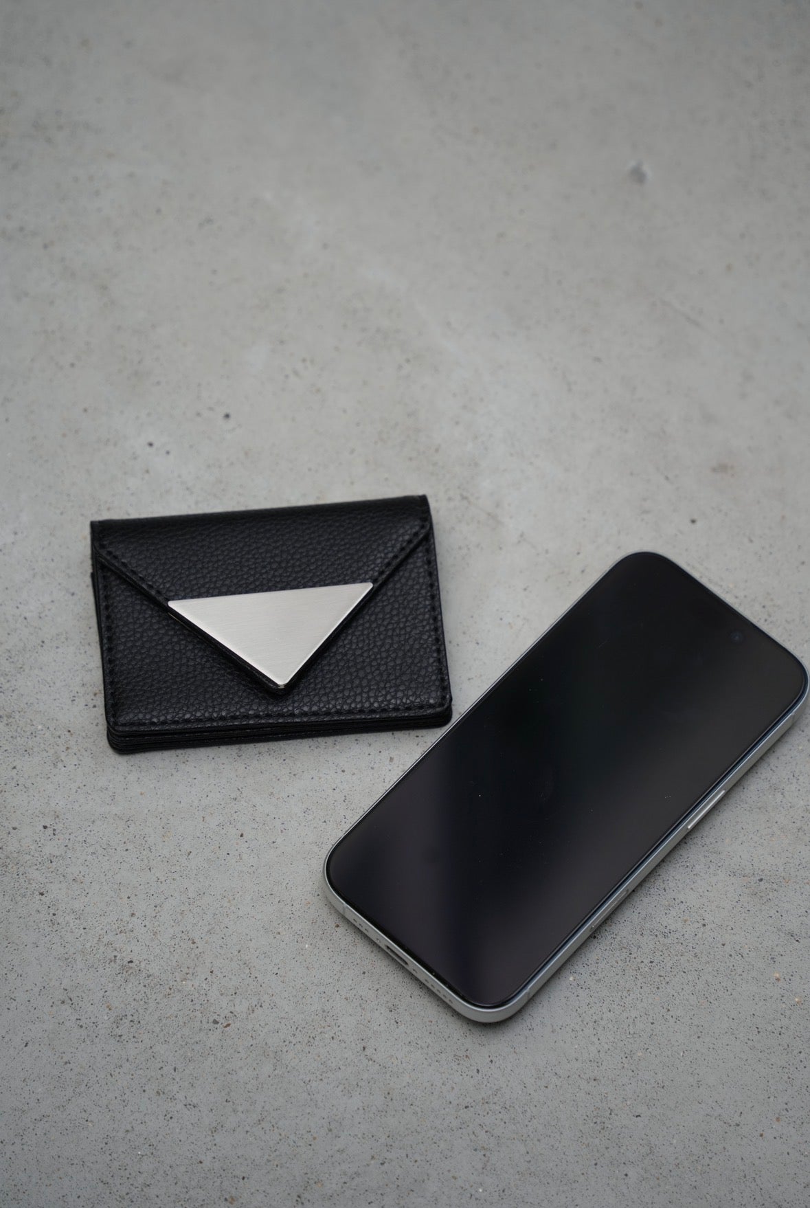 Metal Charm Mini Wallet