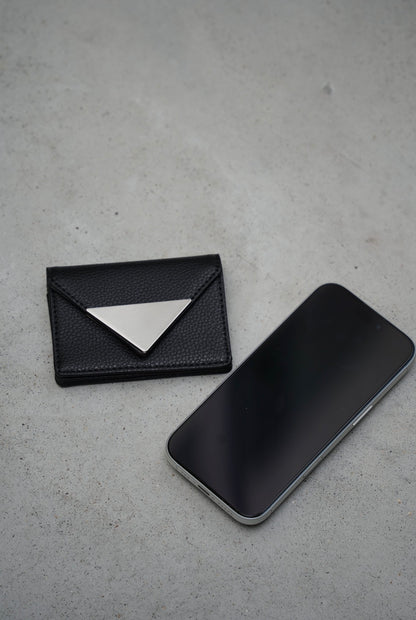 Metal Charm Mini Wallet